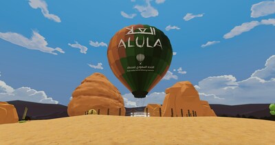Royal Commission for AlUla and Hegra in the Metaverse and Balloon Royal Commission for AlUla and Hegra in the Metaverse and Balloon